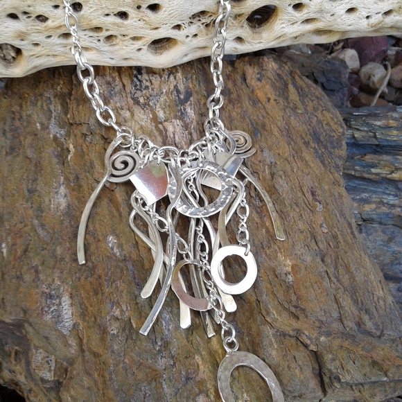 Sterling Silver Wow! STATEMENT NECKLACE - Picture 4 of 10